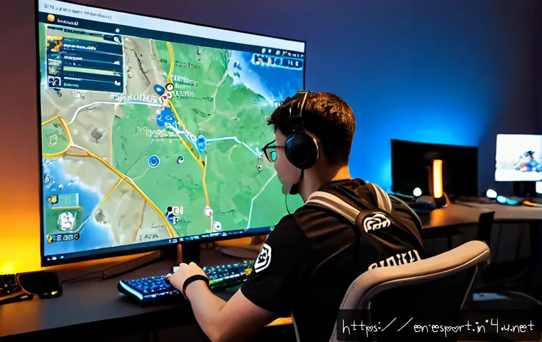 발로란트 에이전트 스킬 조합 - Photorealistic competitive gaming scene, diverse young adult esports teammates in a modern North Ame...